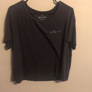 Cropped American Eagle soft and sexy shirt